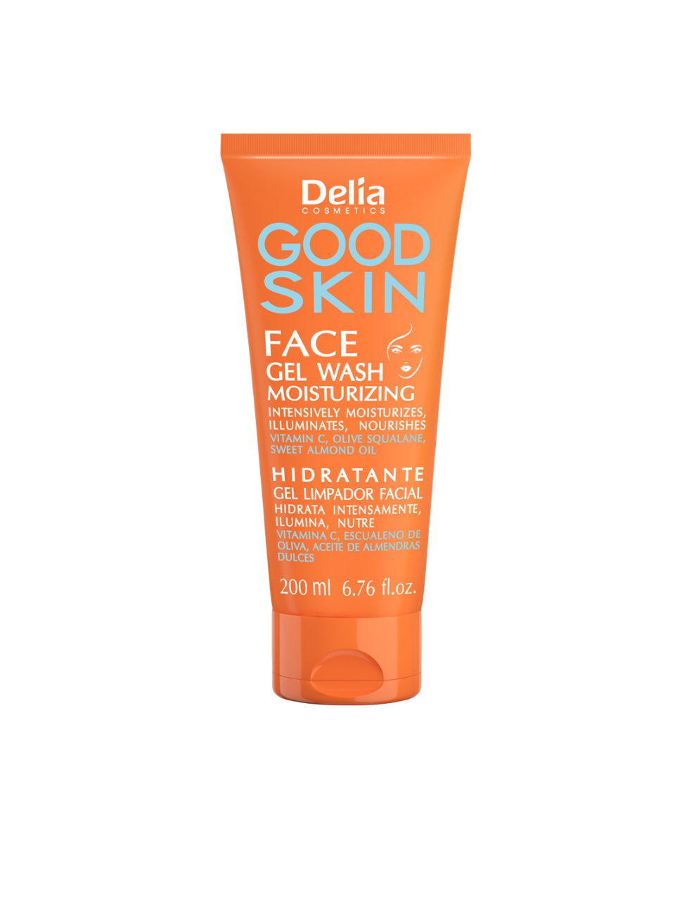 Moisturizing face gel wash, 200 ml